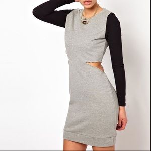 Cut-Out Swearshirt Dress 🔥